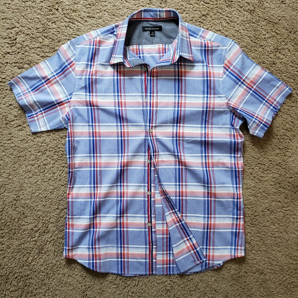 Banana Republic Plaid Men's Shirt